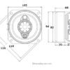 JBL 4TR6A Triaxial Speaker  4" 10cm (PAR)