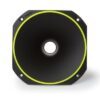 Fiamon Corneta plastica Preta Curta 1450 com Borda  fluorescente - Imagem 2