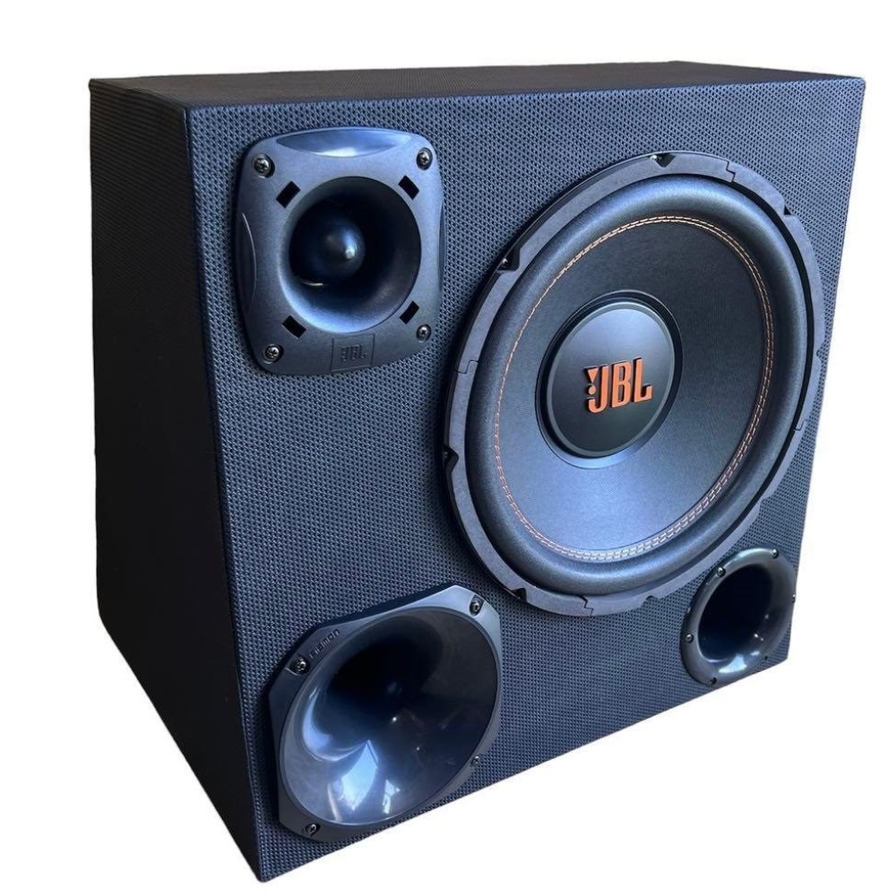 JBL バスレフ 3WAY ボックス 12インチ サブウーファー700W トランク ...